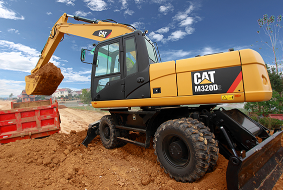 Excavadora de Ruedas Cat M320